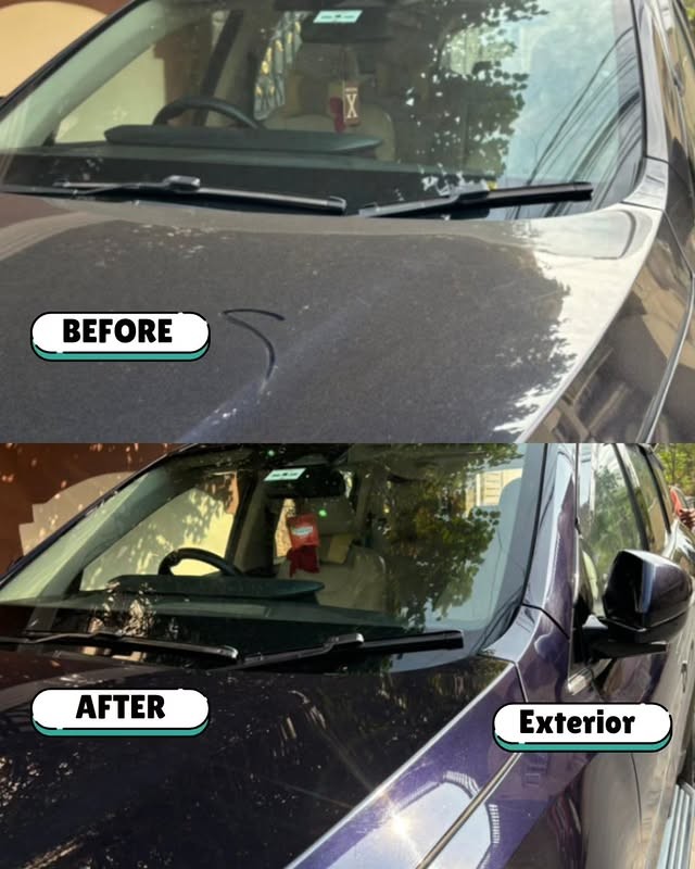 Exterior Paint Correction Before After